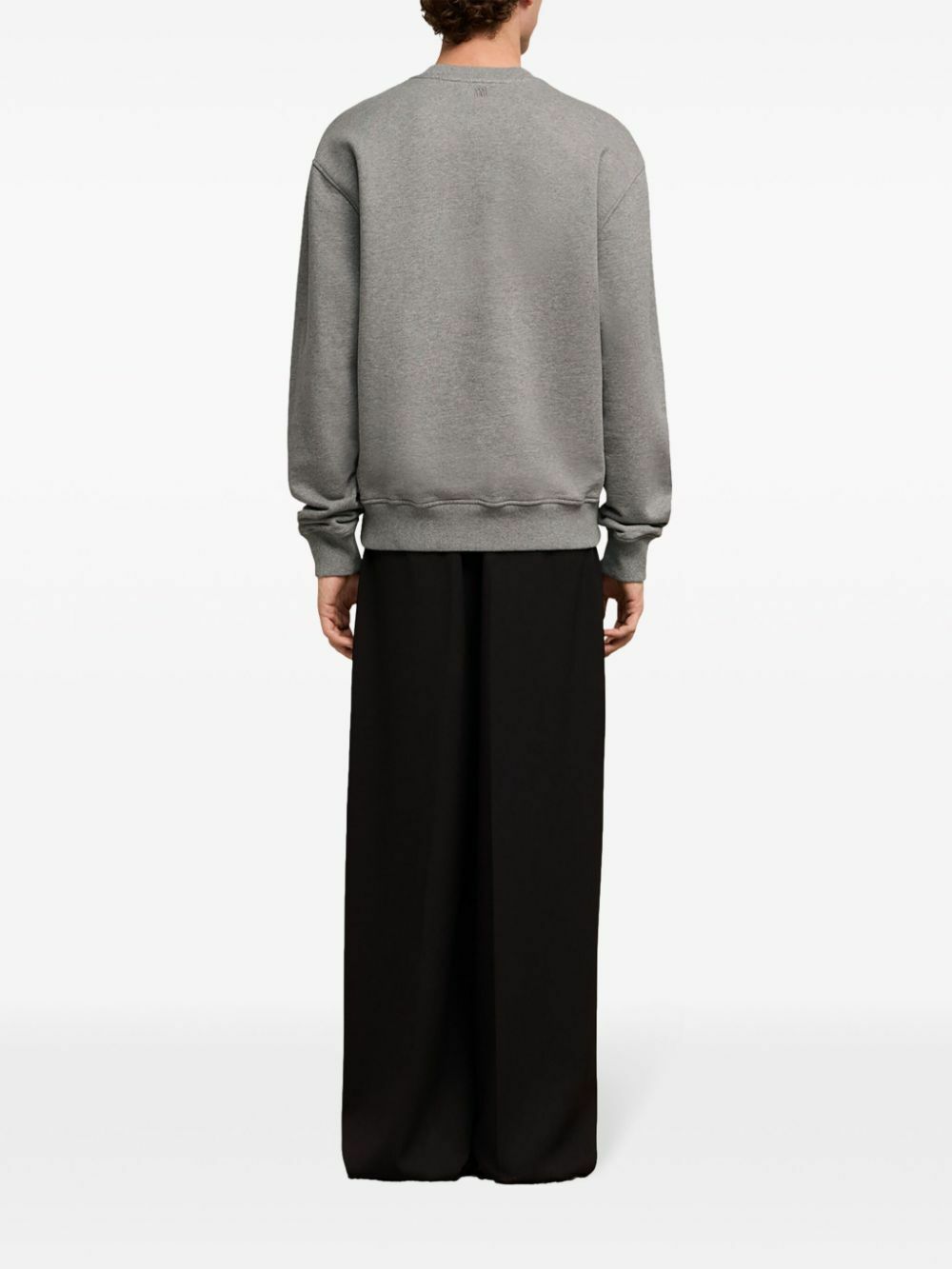 AMI Paris Grey Ami De Coeur Sweatshirt