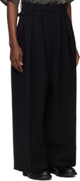 RAINMAKER KYOTO Black Double Cloth Hakama Trousers