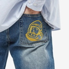 Billionaire Boys Club Men's Embroidered Astro Jeans in Indigo
