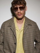 Cutler and Gross - 1424 Aviator-Style Gold-Tone and Silver-Tone Sunglasses