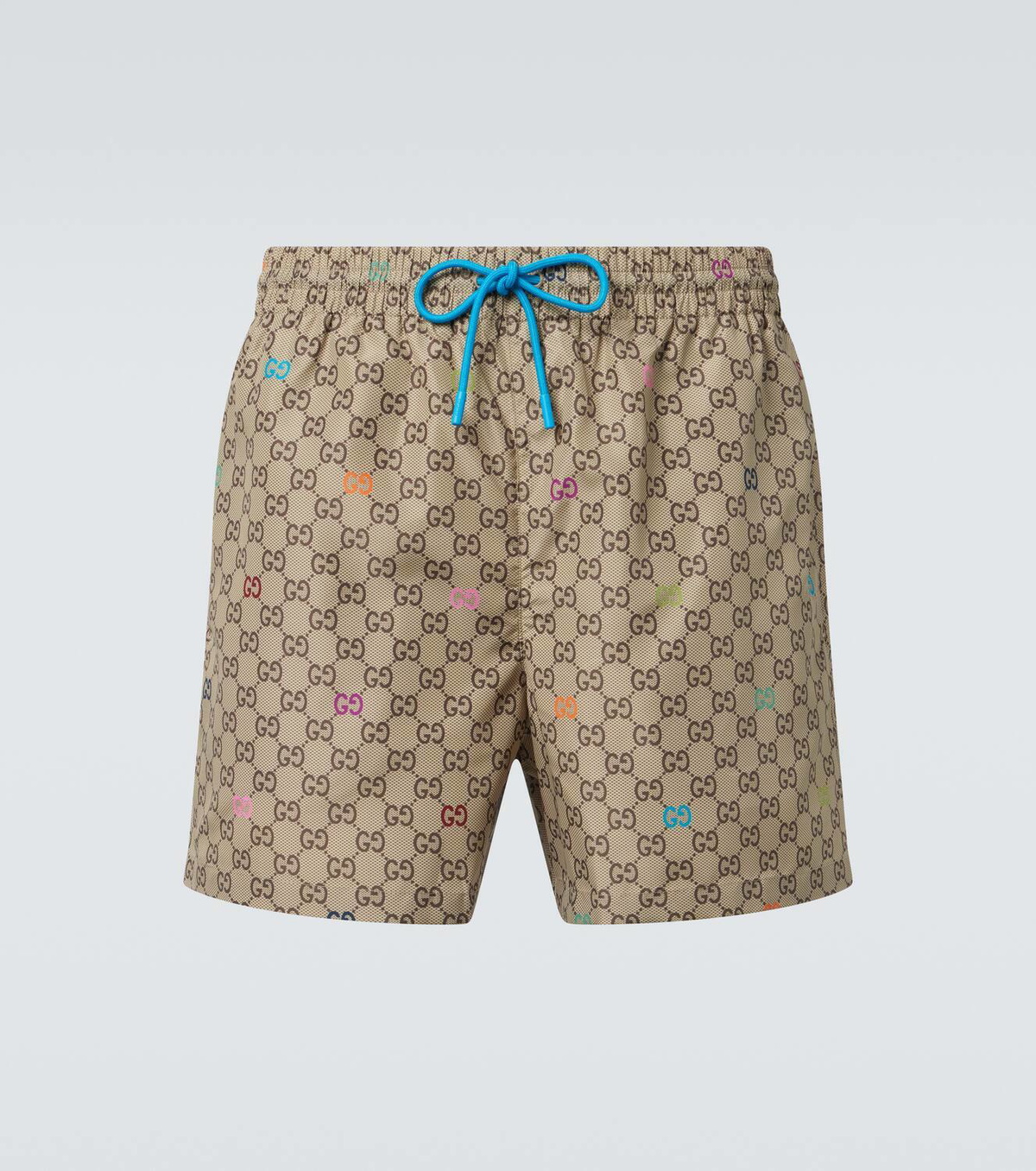 Gucci GG printed poplin swim trunks