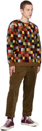 BEAMS PLUS Multicolor Check Sweater