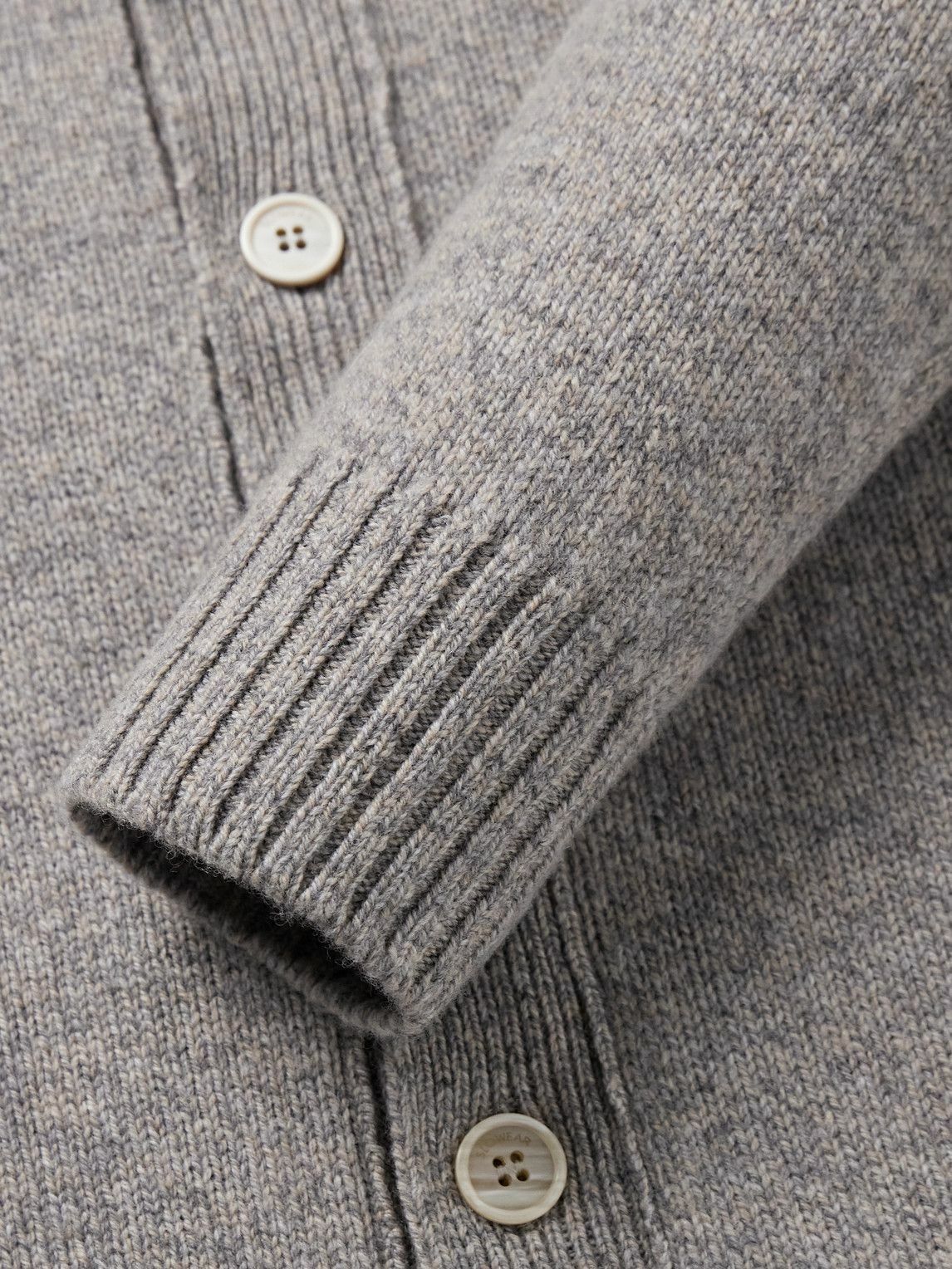 Incotex - Incotex Zanone Slim-Fit Virgin Wool Cardigan - Gray