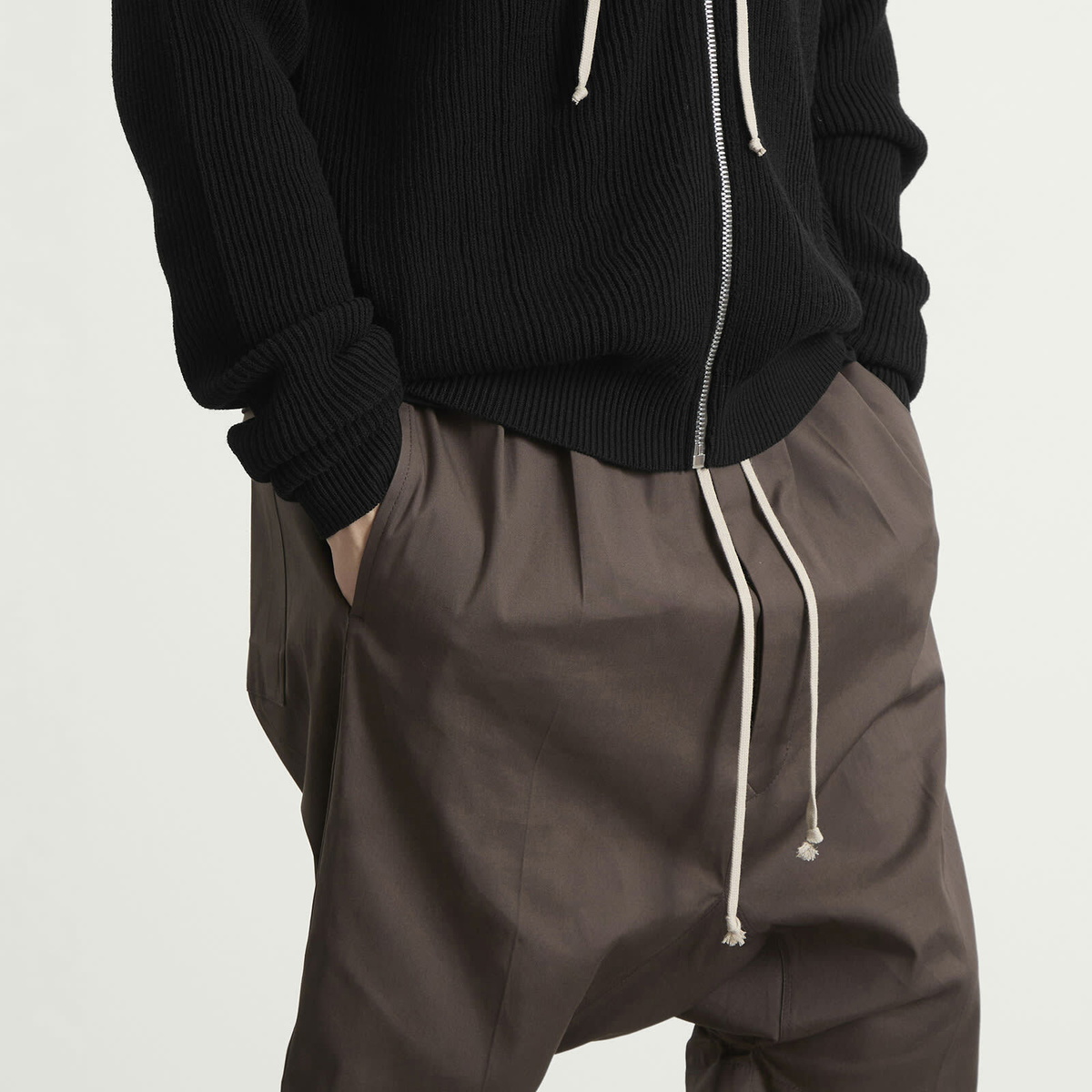 Rick Owens Men's Ricks Pods Shorts in Dark Dust Rick Owens