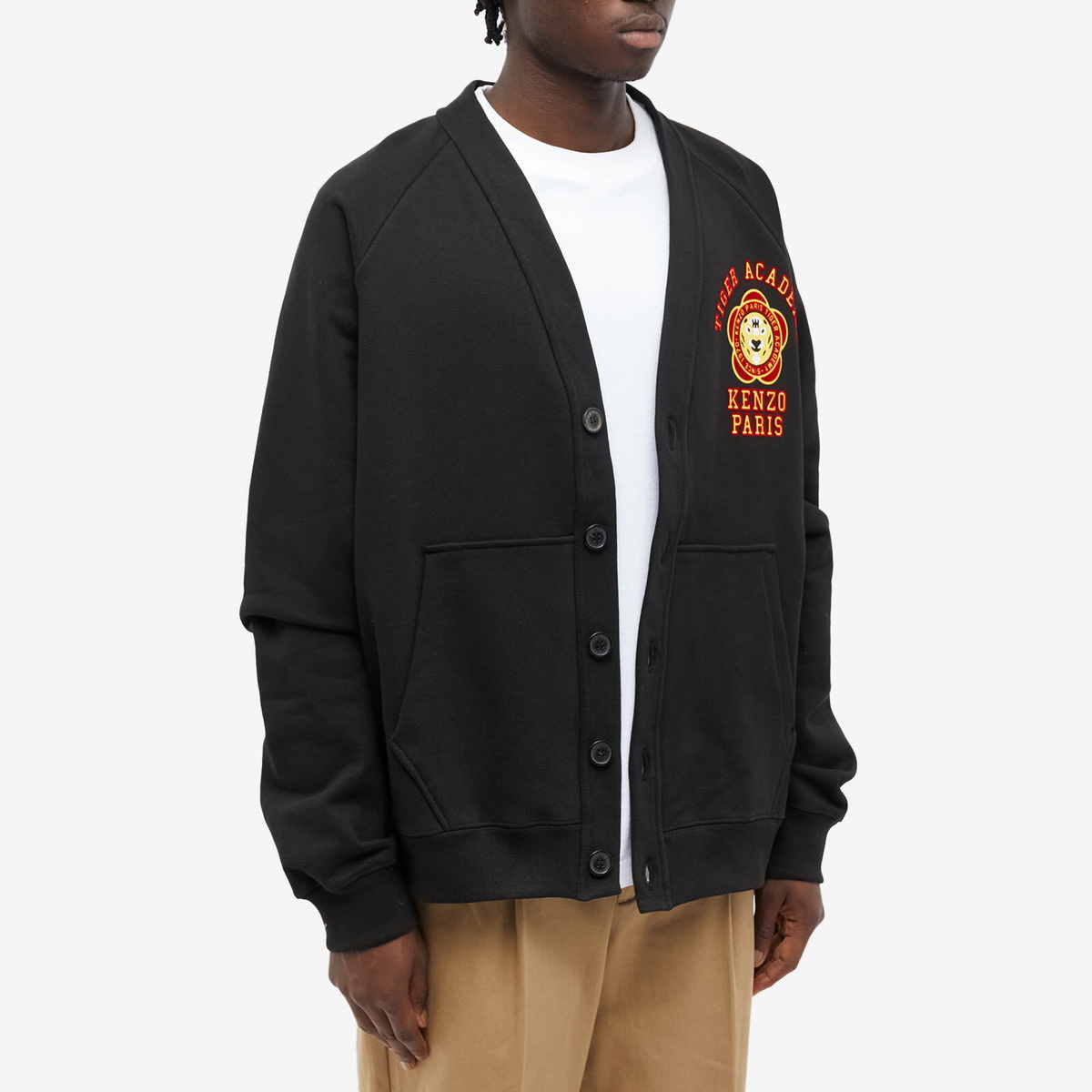 （即発送）KENZO TIGER ACADEMY' カーディガン Kenzo Paris Men's Kenzo Tiger Academy Cardigan in Black Kenzo