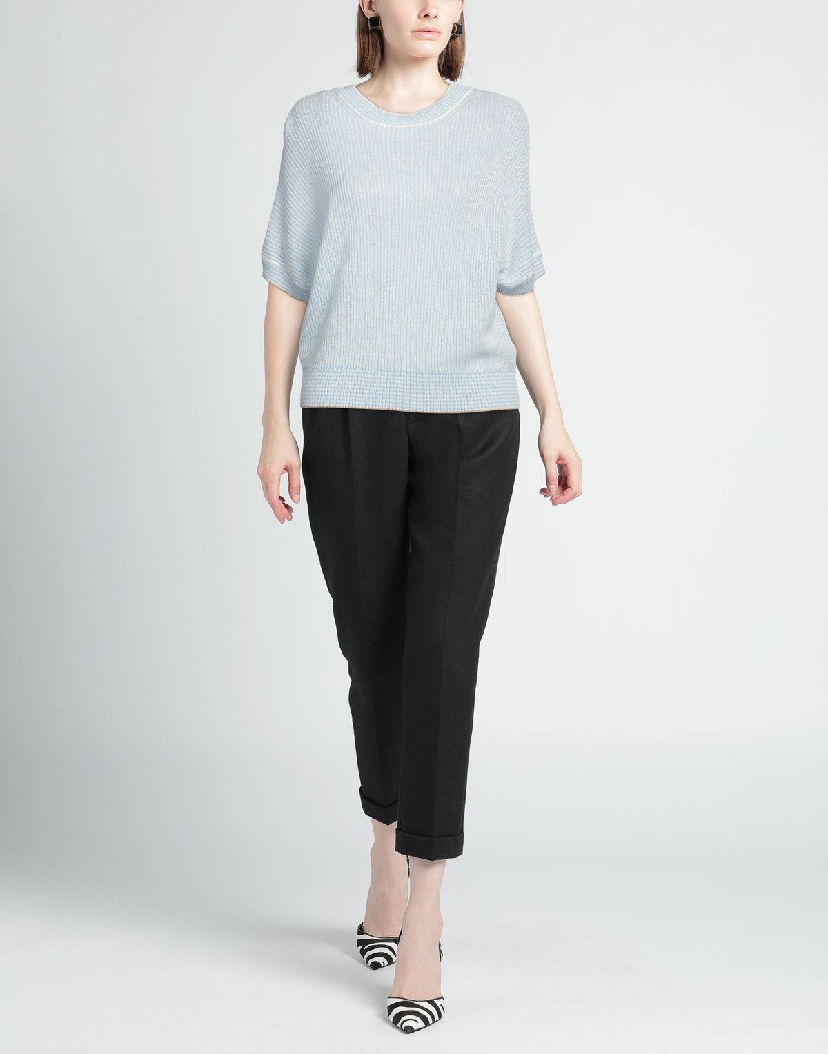 Peserico Womens Sweater Sky in Blue