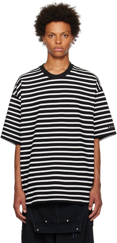 Photo: mastermind JAPAN Black & White Striped T-Shirt