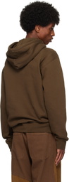 KidSuper Brown Sketched Faces Hoodie