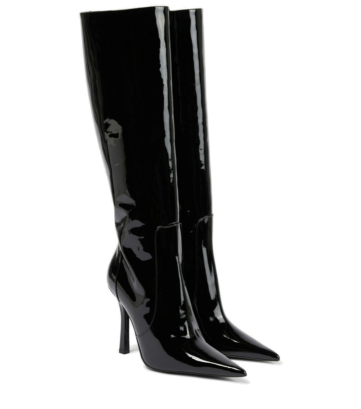 Photo: Blumarine - Leather knee-high boots
