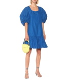 Lee Mathews Daisy cotton and silk minidress