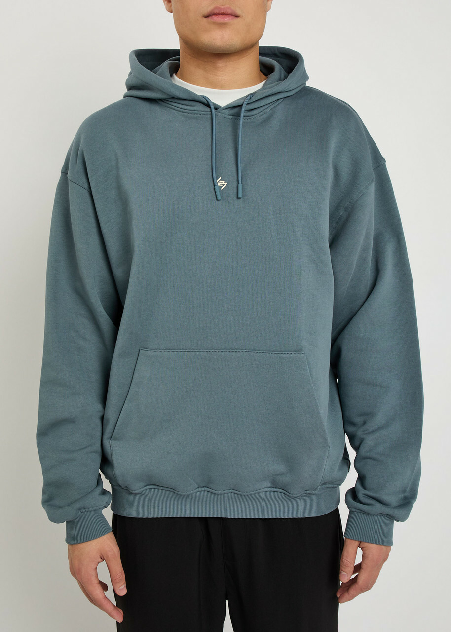 Represent 247 Dna Hooded Cotton Sweatshirt Navy