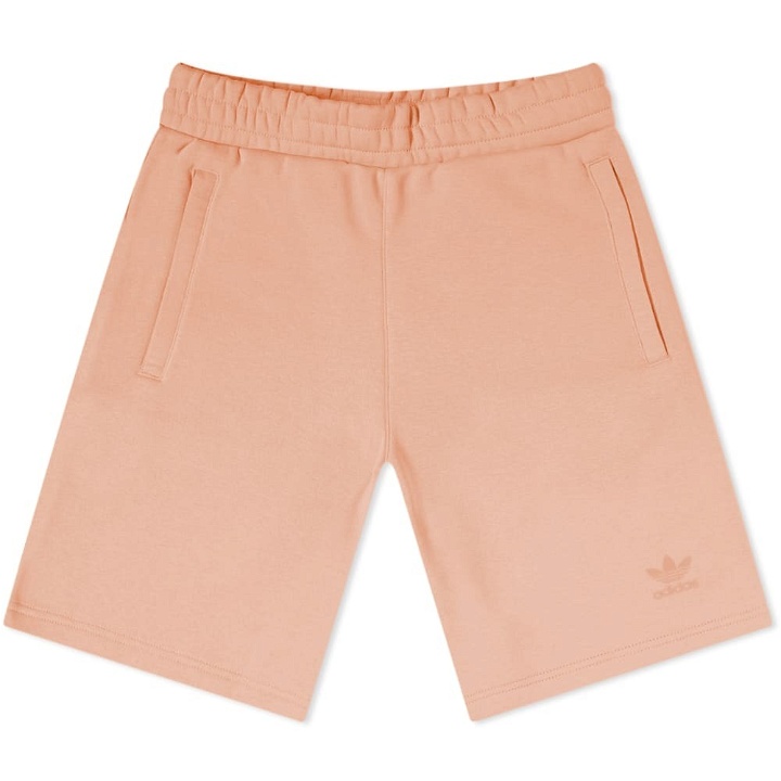 Photo: Adidas Men's Small Trefoil Short in Ambient Blush