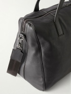 Zegna - Leather Weekend Bag - Brown