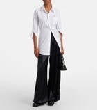 Junya Watanabe Draped cotton poplin shirt