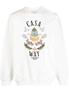 CASABLANCA - Logo Organic Cotton Sweatshirt
