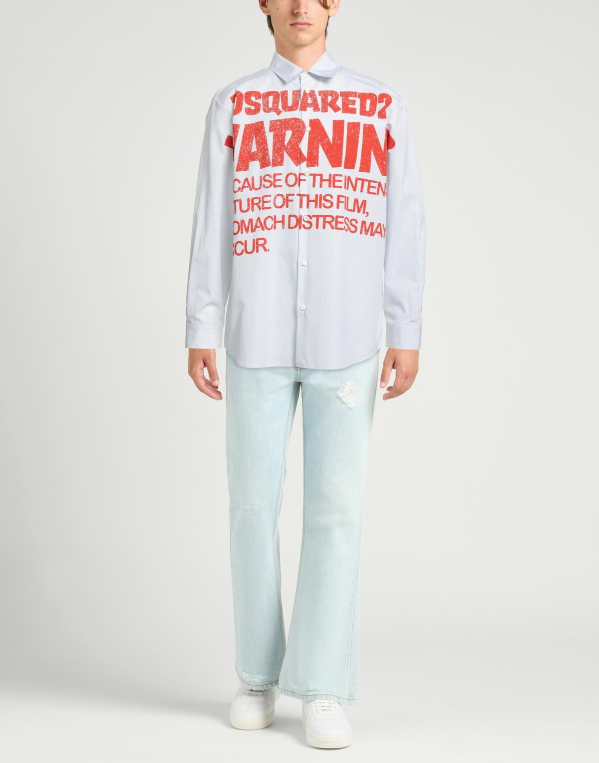 Dsquared2 Mens Shirt in Off white