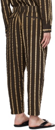 UMA WANG Brown Pigiama Pants