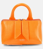 The Attico - Friday Mini lizard-effect leather tote bag