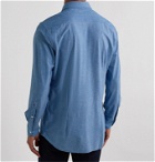 Incotex - Fellini Slim-Fit Stretch-Chambray Shirt - Blue