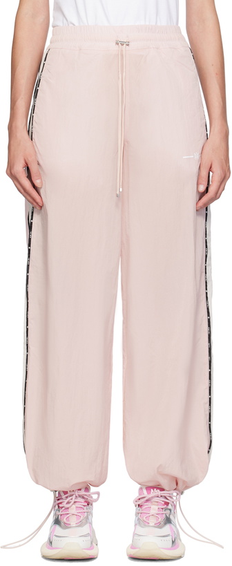 Photo: AMIRI Pink Raglan MA Track Pants