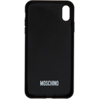Moschino Black Teddy Bear iPhone XS Max Case