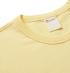 Champion - Logo-Embroidered Cotton-Jersey T-Shirt - Yellow