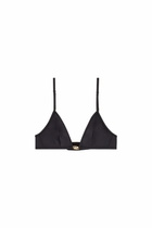 Diesel Triangle bra in nylon with Oval D detail - Bras Womens in Black
