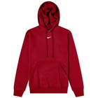 Nike Women's Phoenix Fleece Oversized Hoody in Team Red/White