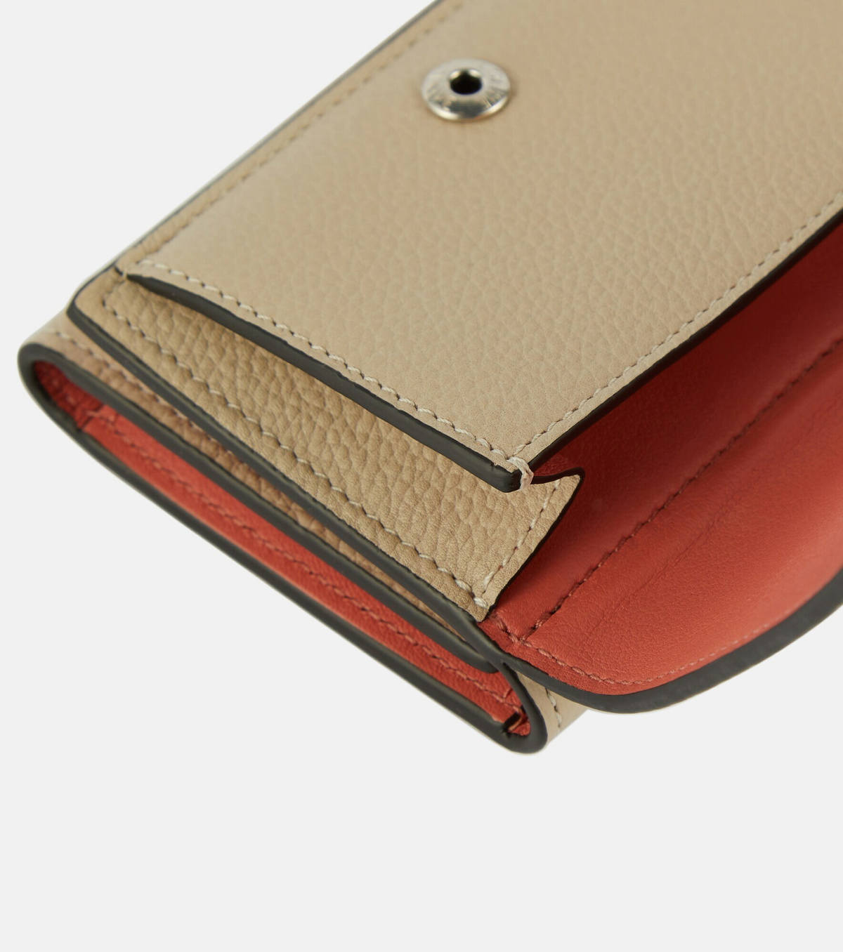 小物 LOEWE TRIFOLD WALLET LIMA PAL Trifold wallet in soft grained calfskin Beige - LOEWE