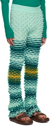 Chet Lo SSENSE Exclusive Blue Spiky Lounge Pants