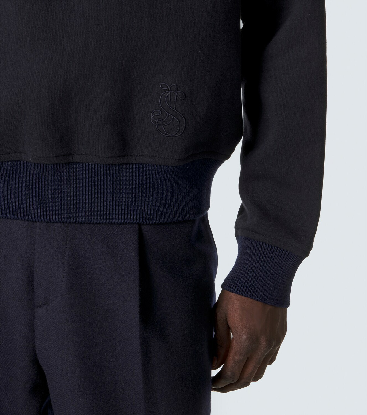 Jil Sander Cotton half-zip sweatshirt