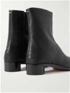 Maison Margiela - Tabi Split-Toe Full-Grain Leather Chelsea Boots - Black
