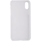 Maison Kitsune White Winking Hologram Fox iPhone X Case