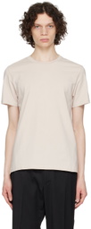 Filippa K Taupe Slim-Fit T-Shirt