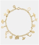 Sydney Evan 14kt gold charm bracelet