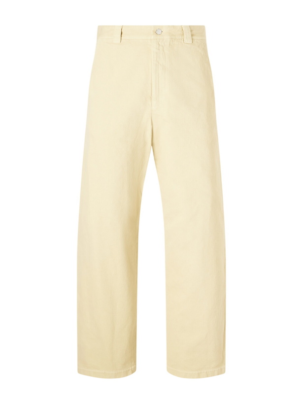 Photo: A.P.C. - Ville Cropped Straight-Leg Cotton-Gabardine Chinos - Neutrals