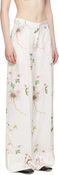 Erdem White Pyjama Trousers