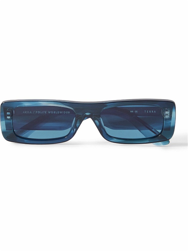 Photo: POLITE WORLDWIDE® - AKILA Terra Square-Frame Acetate Sunglasses