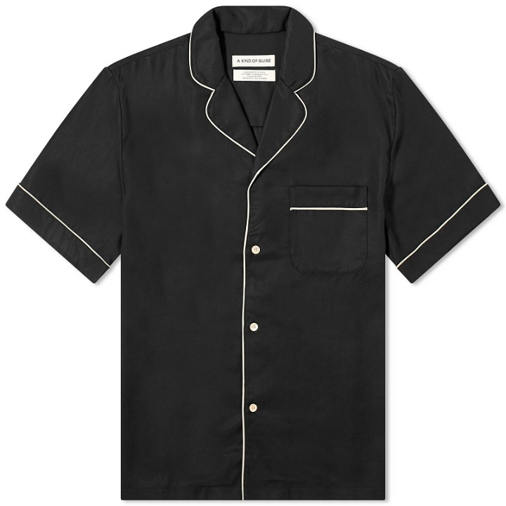 Photo: A Kind of Guise Men's Cesare Shirt in Melted Black