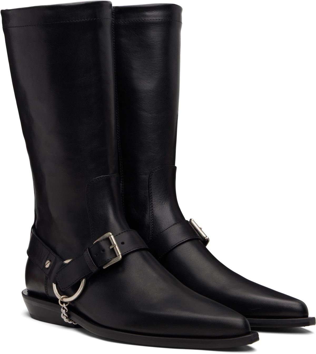 Ann Demeulemeester Black Junius Boots