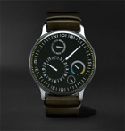 Ressence - Type 3X Limited Edition Automatic 44mm Titanium and Leather Watch - Black