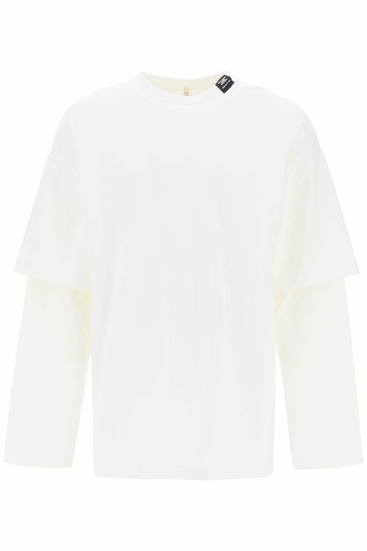 OAMC long-sleeved layered t-shirt White OAMC 