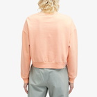 Napapijri Women's Box Cropped Sweat in Pink Salmon