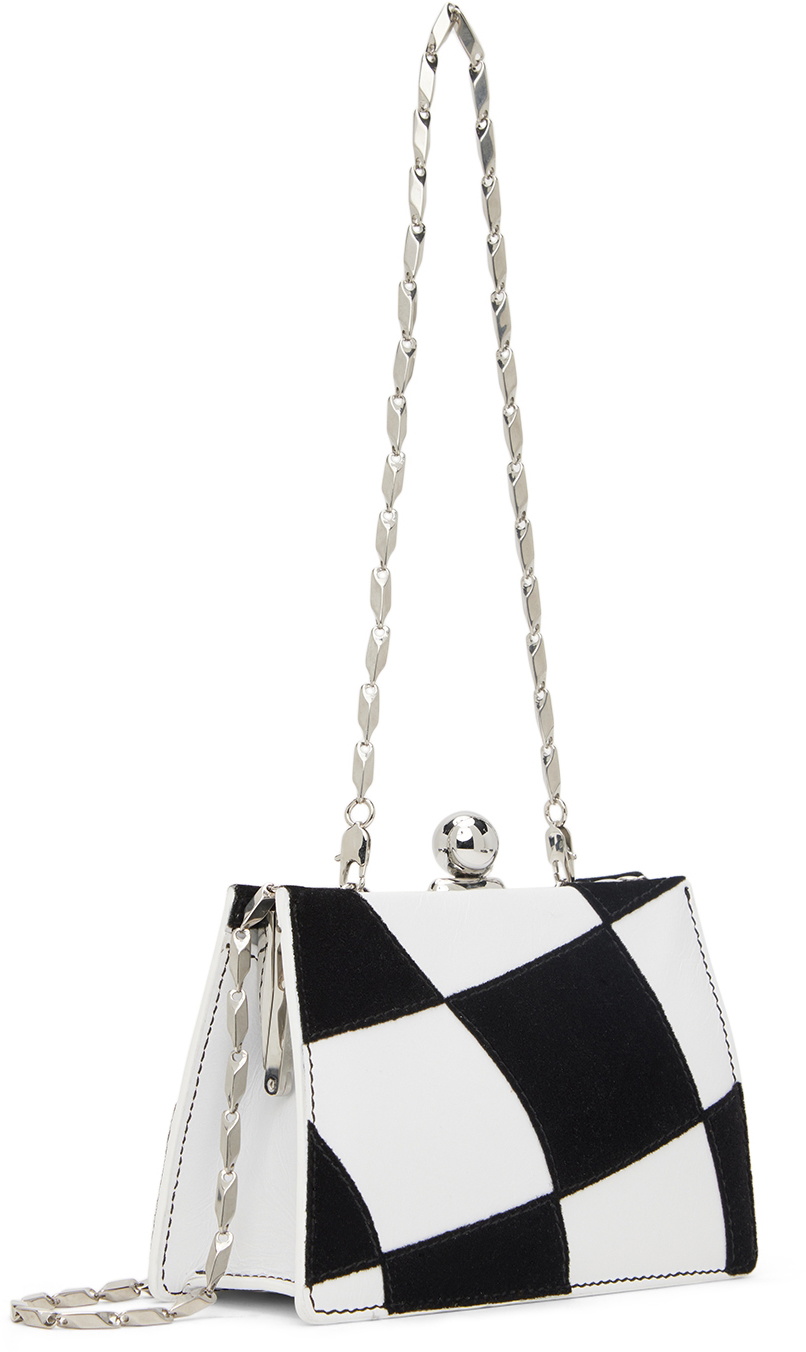 Ratio et Motus Black & White Mini Twin Shoulder Bag