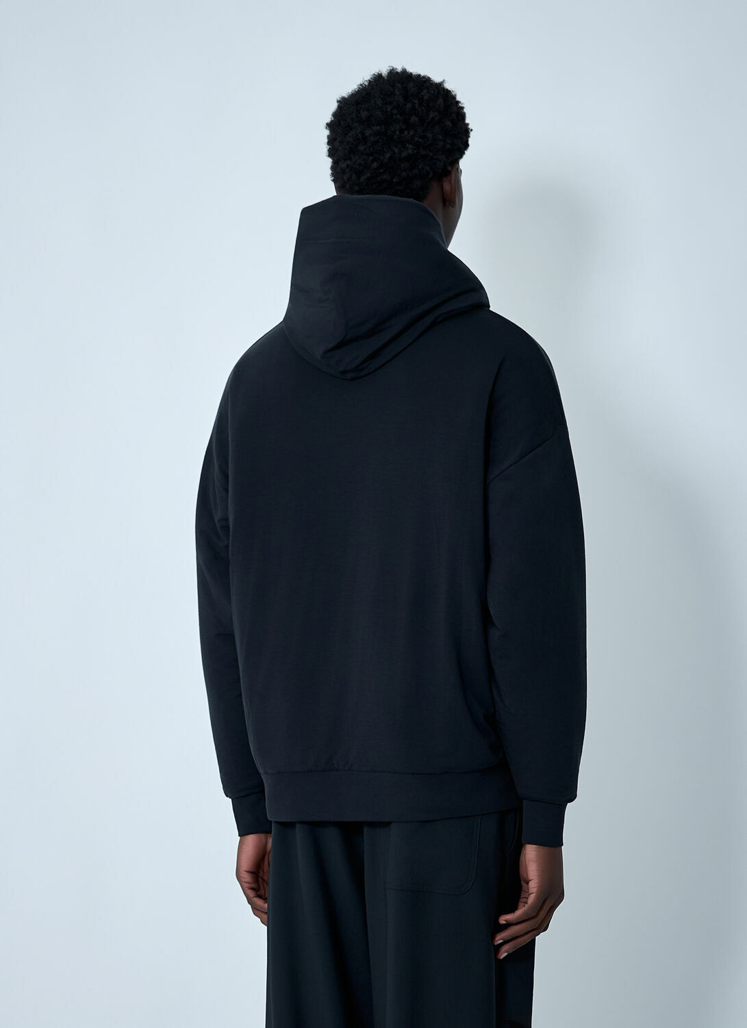 Y-3 Logo Motif Hooded Sweatshirt