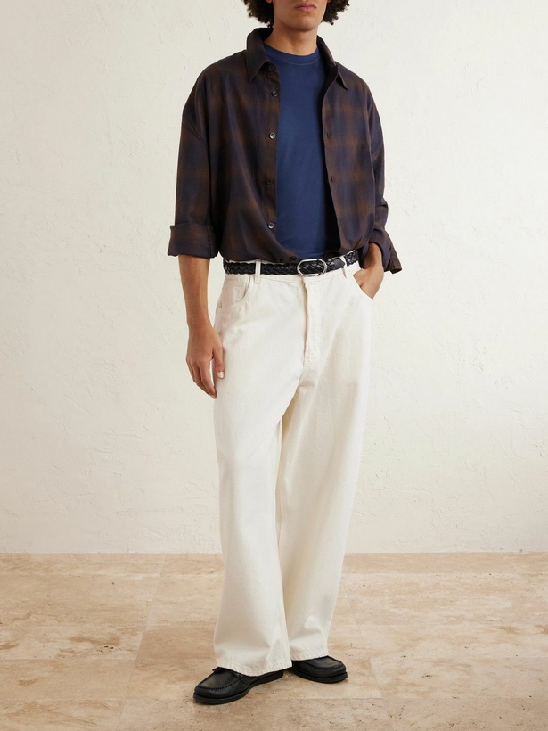Photo: FEDELI - Organic Cotton-Jersey T-Shirt - Blue