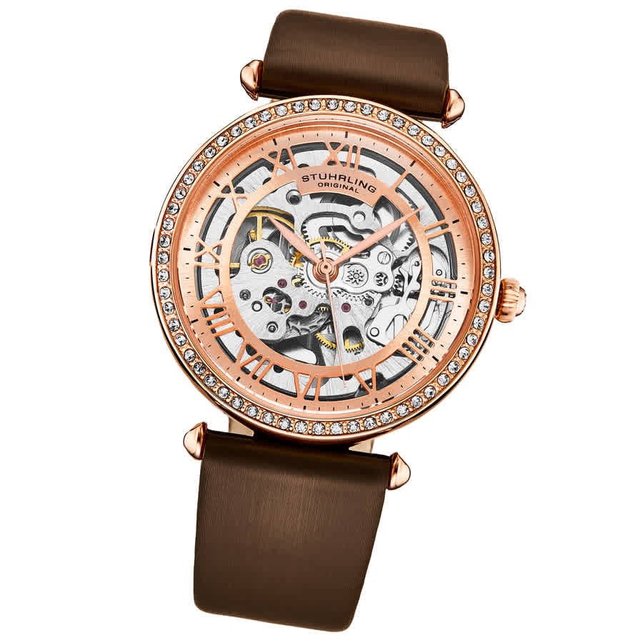 Stuhrling Original Legacy Automatic Rose Gold Dial Ladies Watch M17193