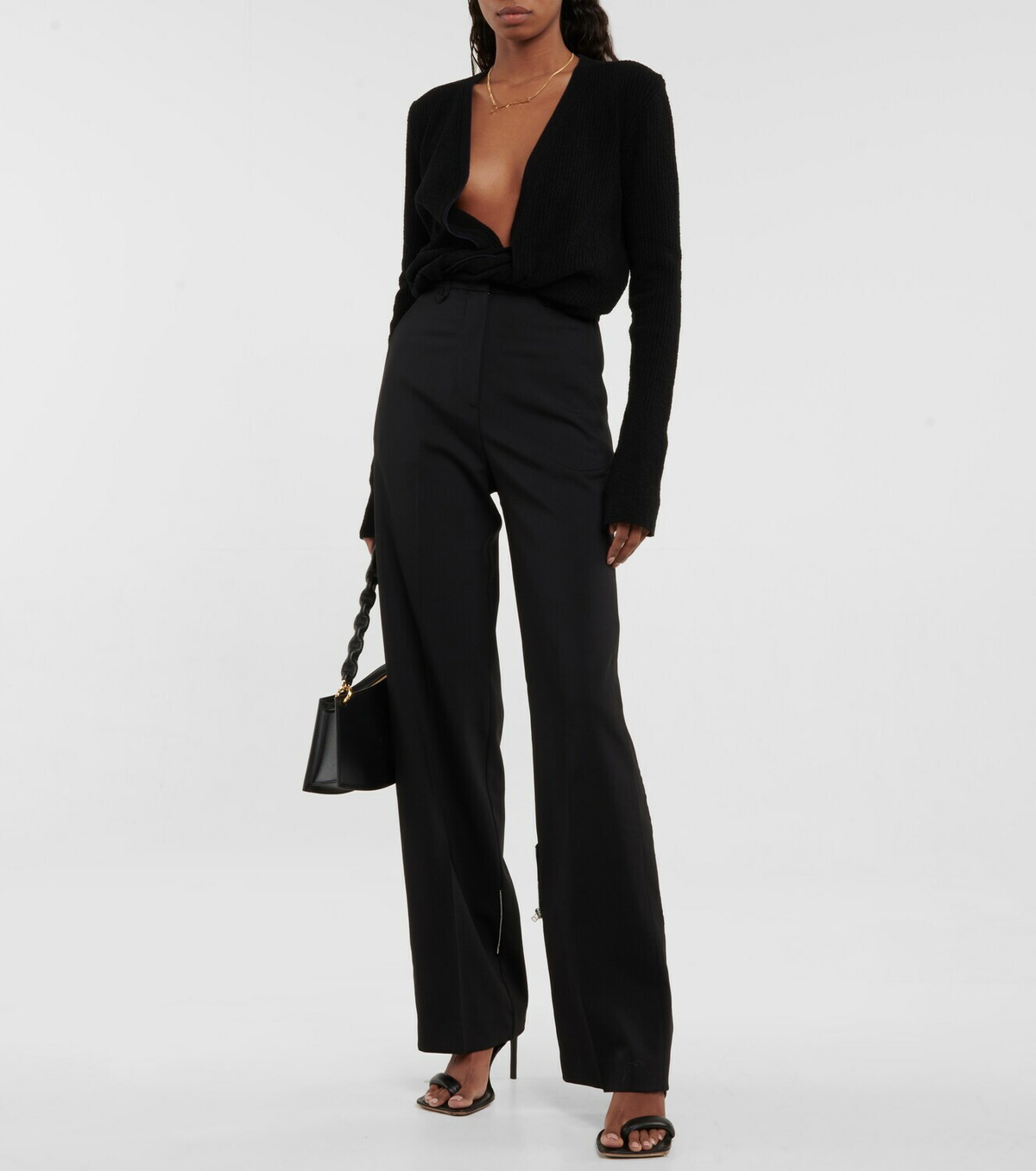Jacquemus - Astouin high-rise straight wool pants Jacquemus