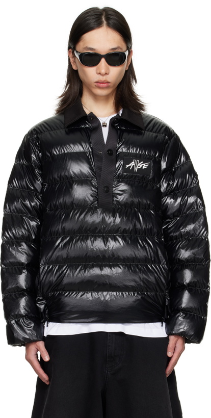 Photo: Moncler Genius Moncler x A$AP Rocky Black Vardar Shirt Down Jacket