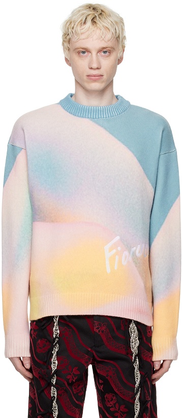 Photo: Fiorucci Multicolor Morning Rise Sweater